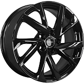 Диски Khomen KHW 1714 7x17 5*110 ET46 DIA63.3 Black Литой купить с бесплатной доставкой в пункты выдачи в Петербурге